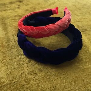 Gorgeous braided velvet headbands